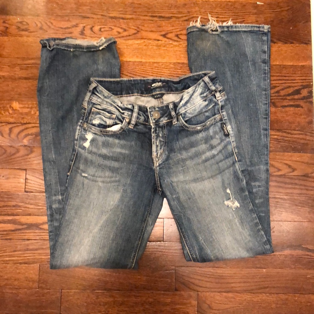 Silver Bootcut Jeans